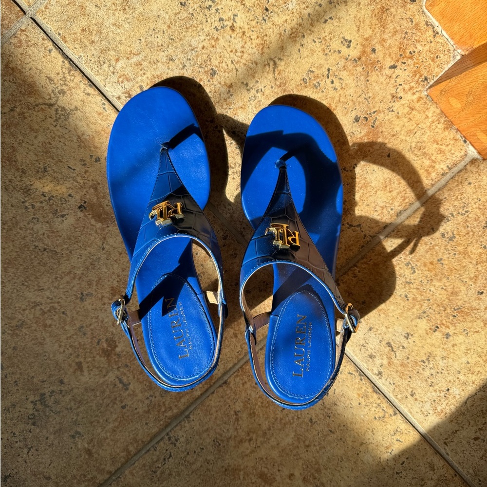 Designer RALPH LAUREN Women's Ellington Sandals